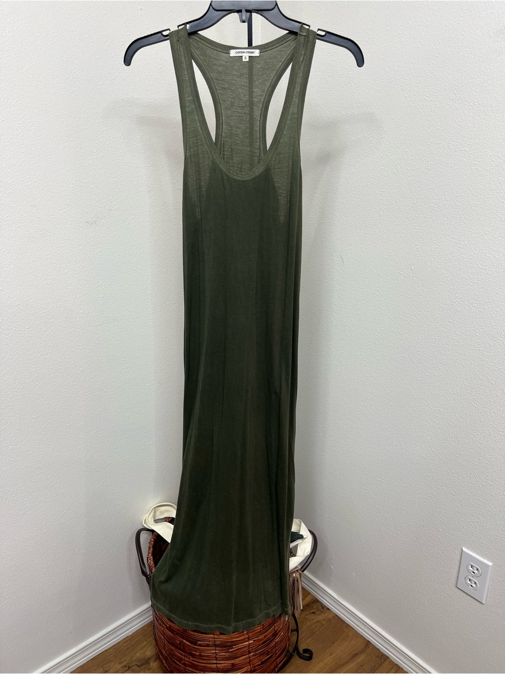 Cotton Citizen Olive Racerback Maxi Dress